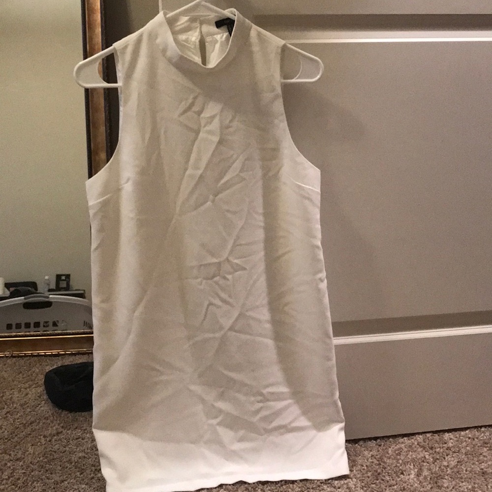 Mock neck dress